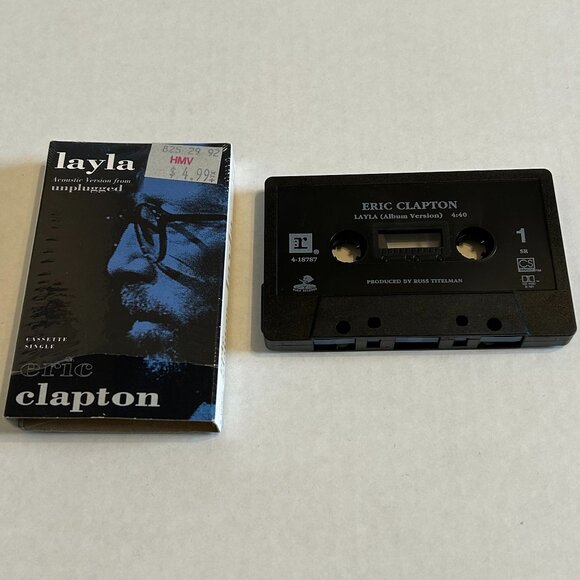 Cassette singles for Eric Clapton and Suzanne Vega - Picture 3 of 6